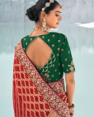 Bandhani Georgette Saree