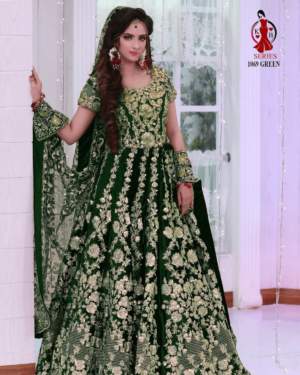 Velvet Bridal Lehenga
