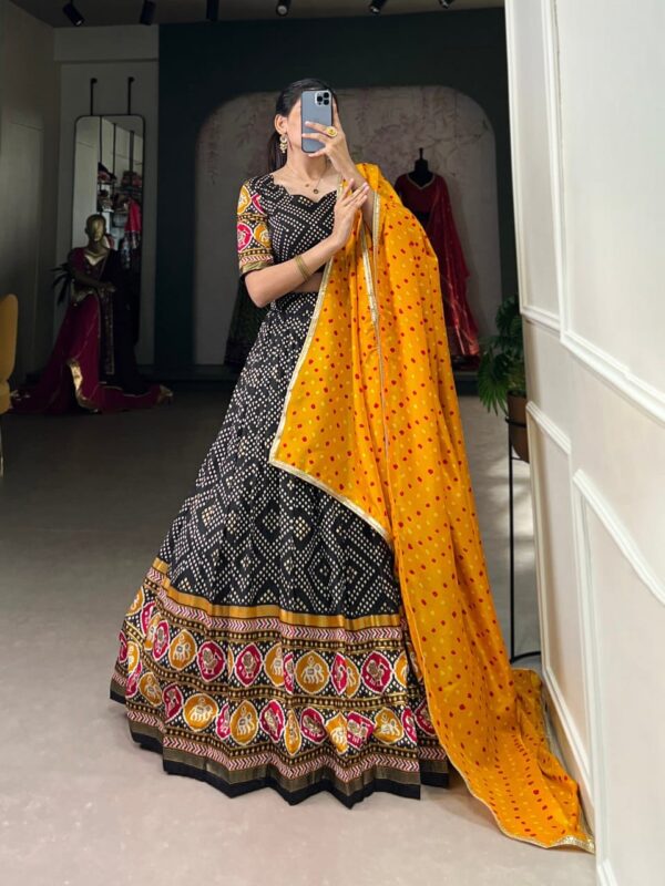 Tussar Silk Lehenga Choli - Image 2