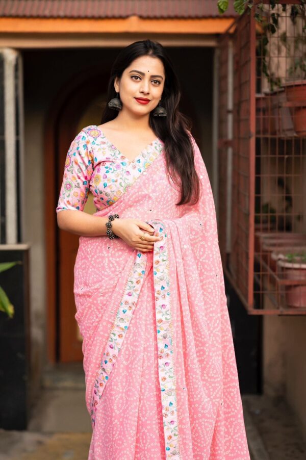 Bhandani Georgette Saree - Image 3
