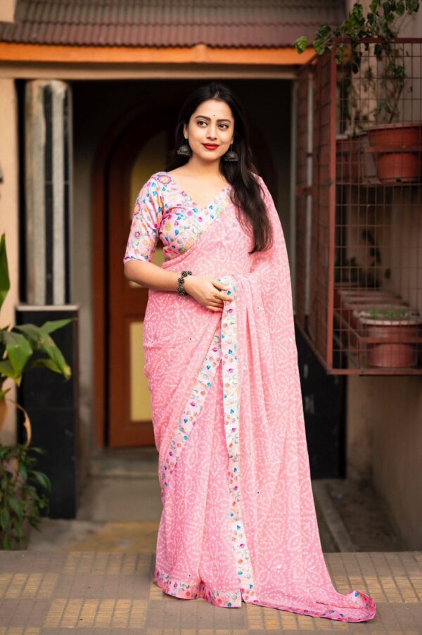 Bhandani Georgette Saree - Image 4
