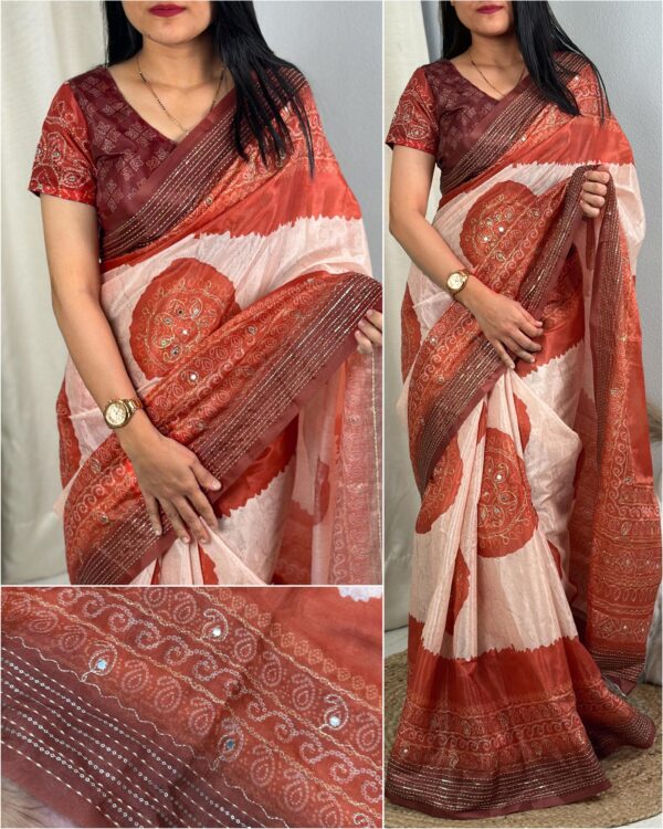 Rangeen Silk Katha and Gotta Patti - Image 3