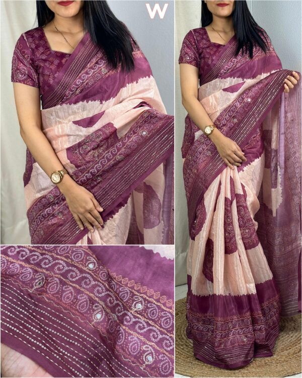 Rangeen Silk Katha and Gotta Patti - Image 4