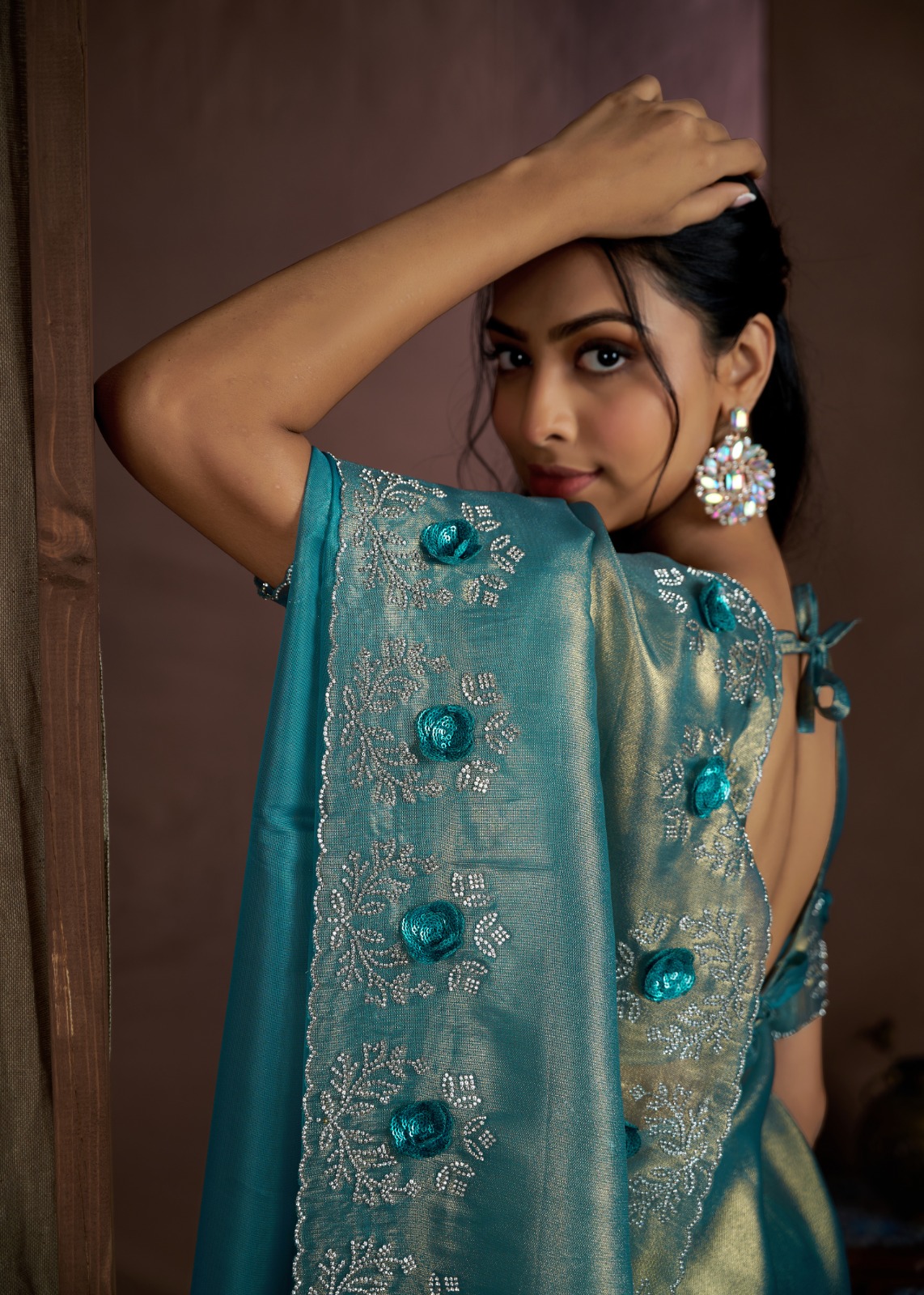 Raina Super Coat Saree - Image 5