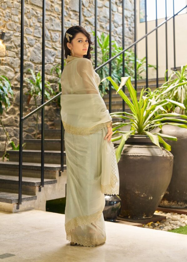 Saree – Paula Super Coat Handwork - Image 2
