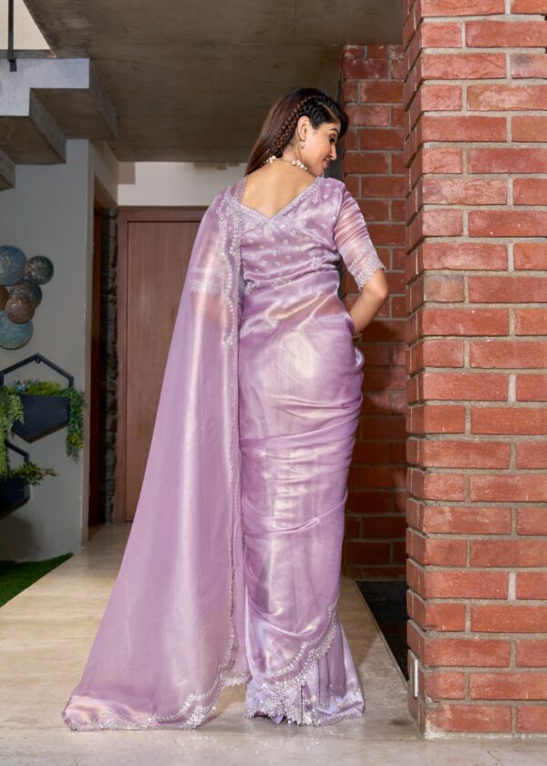 Mehek Saree Coat with Hand Work - Image 5