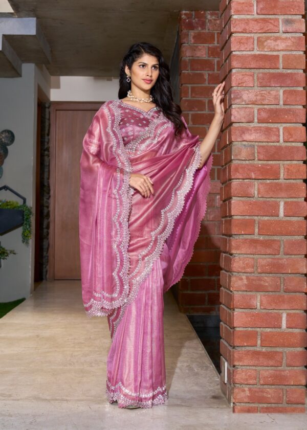 Mehek Saree Coat with Hand Work - Image 3