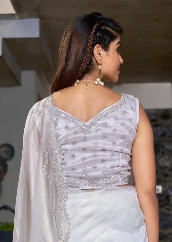 Mehek Saree Coat with Hand Work - Image 5