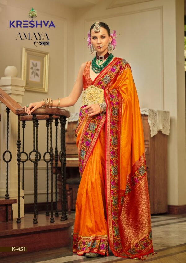 Banarasi P.V. SilJacquard Weaving Butti - Image 5
