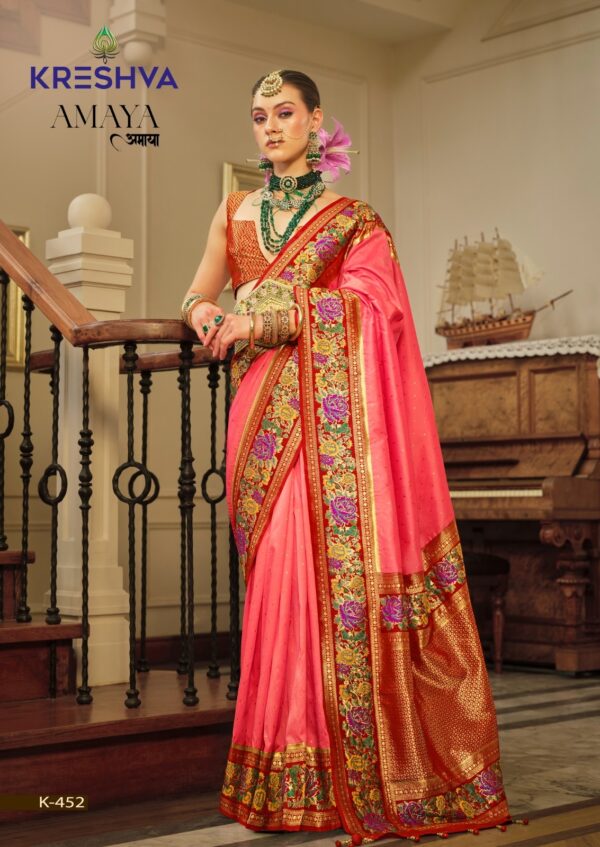 Banarasi P.V. SilJacquard Weaving Butti - Image 3