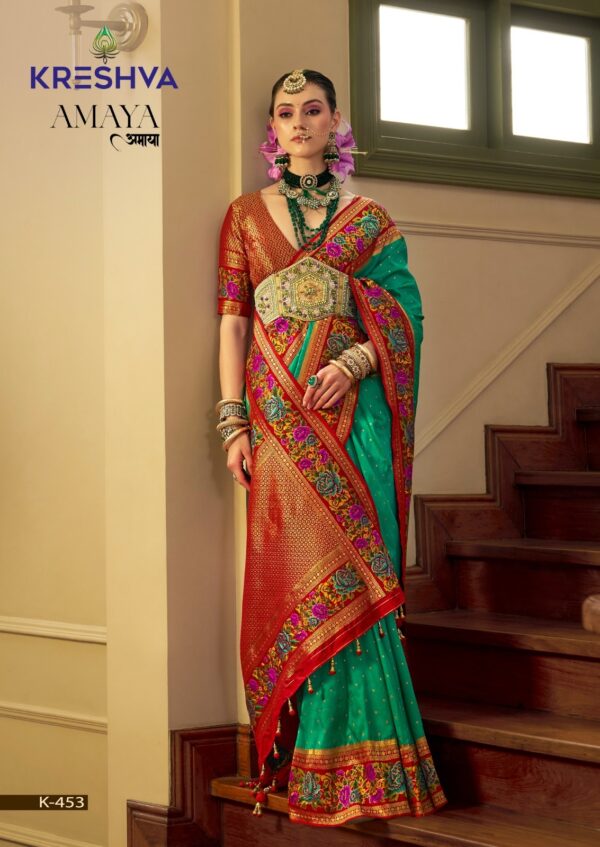 Banarasi P.V. SilJacquard Weaving Butti - Image 2