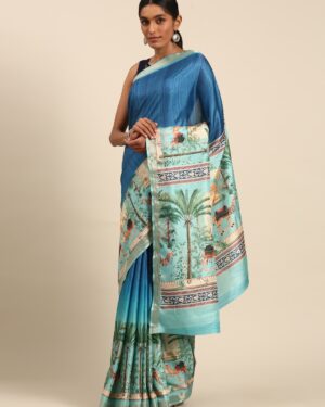 Elegant Cotton Saree with Blouse