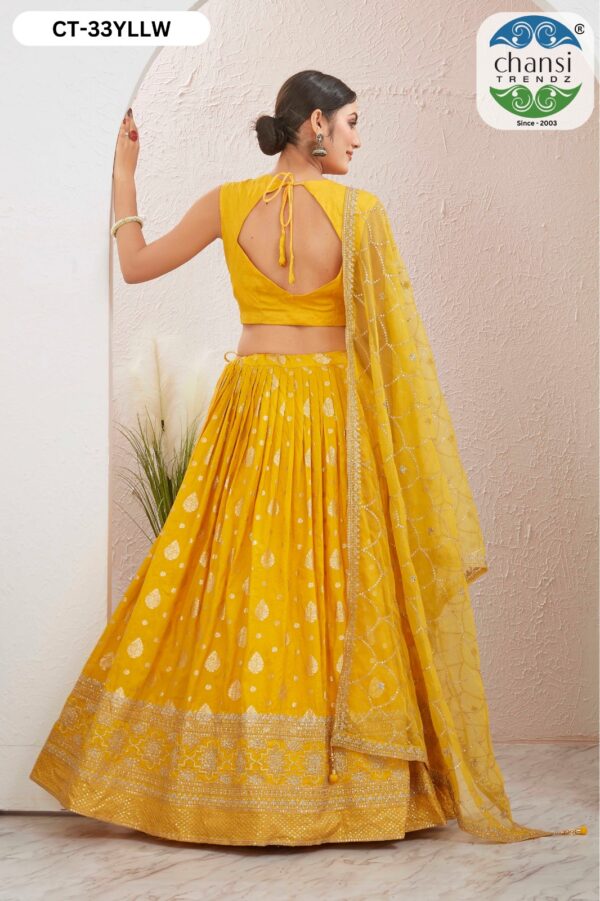 Jacquard Dola Silk Lehenga Set - Image 2