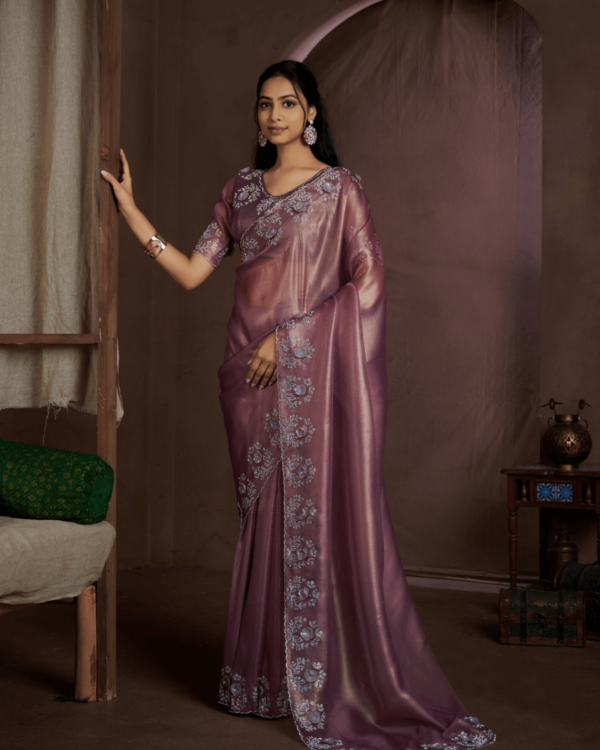 Coat Saree with Handwork