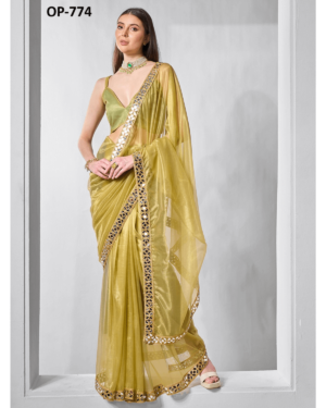 Tissue Net Saree