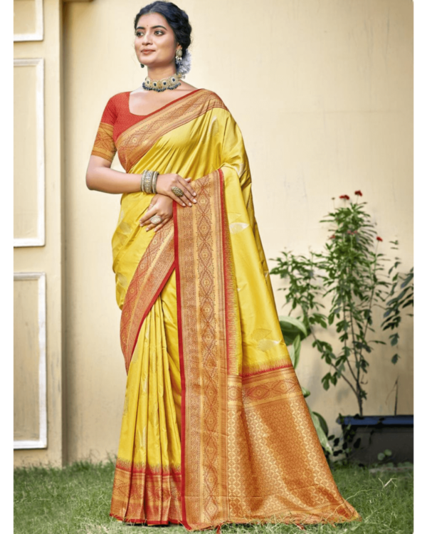 Silk Saree – 5.5 meters, Elegant Wedding and Festive Wear