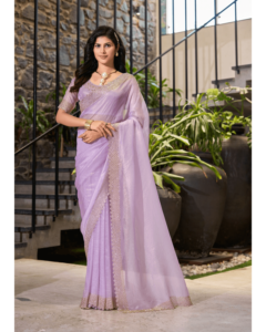 Gold Tissue Net Saree, Laxminam OP-780, Designer Saree, Festive Wear Saree, Casual Party Saree