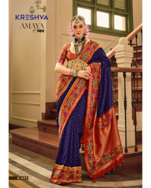Banarasi P.V. SilJacquard Weaving Butti