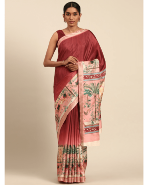 Elegant Cotton Saree with Blouse